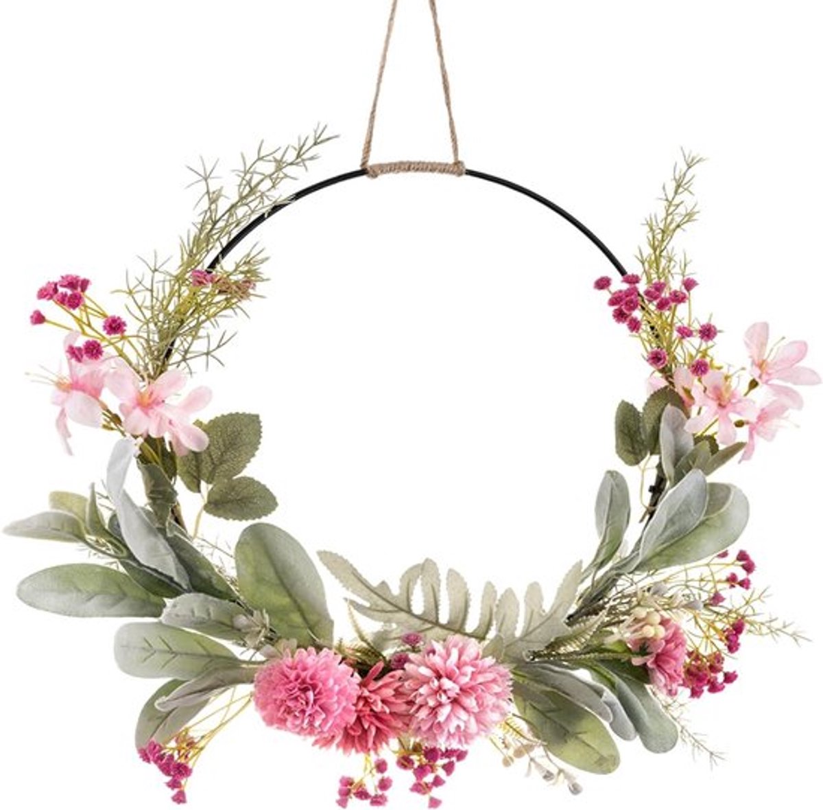 Herfst Deurkrans met Kunstbloemen, Welkom Krans voor Bruiloft en Woonkamer, Decoratieve Ringen voor Muur en Deur