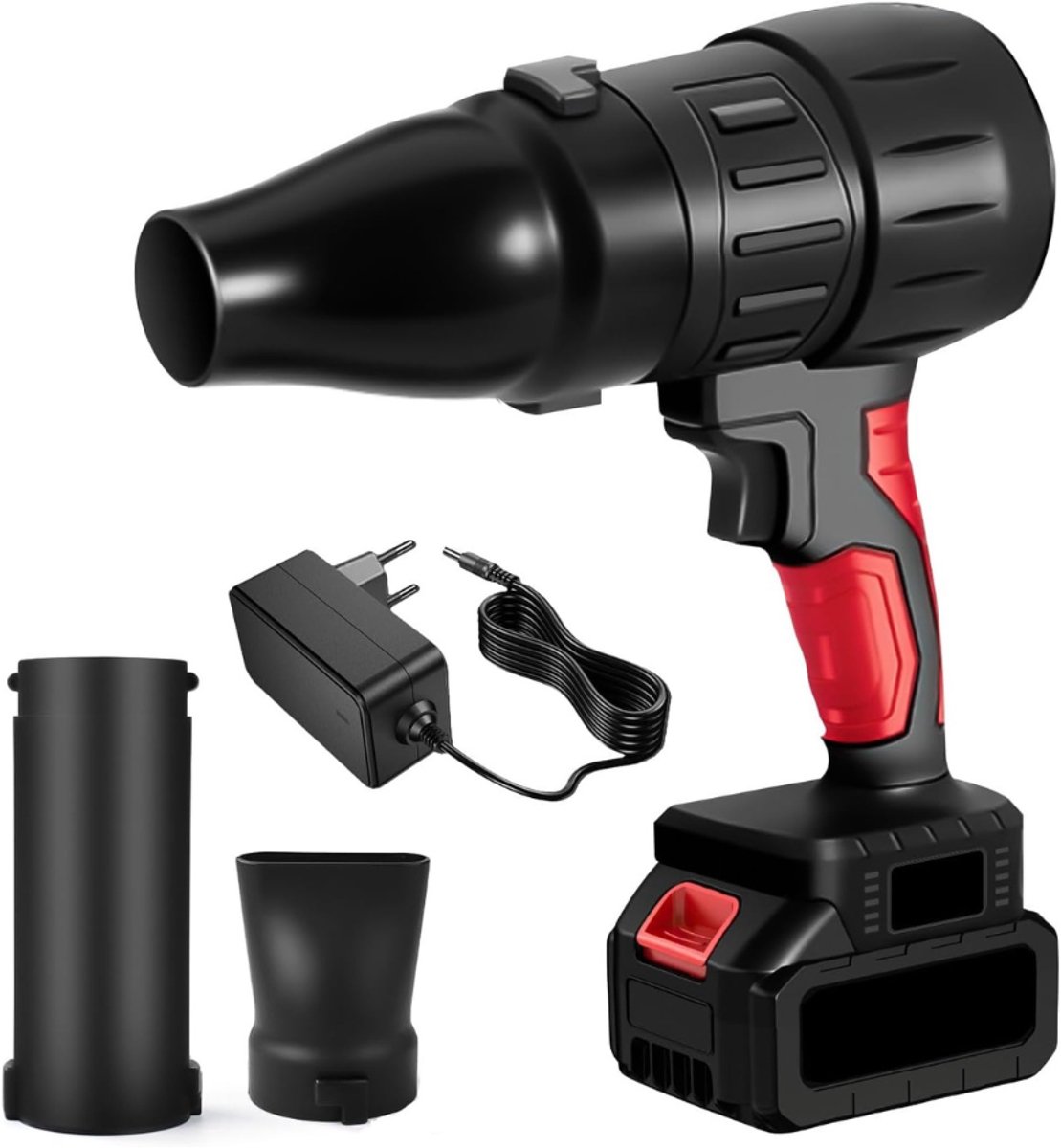 Zavio® Elektrische Bladblazer - Lucht Blaster - Apparaten Reinigen - Traploze Snelheid - Zwart