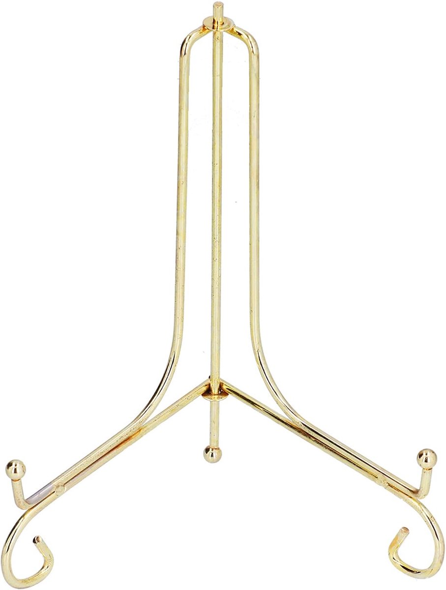 SnelShoppen - Clock Stand, Metaal Rond Porselein Bord Houder, Wandklok Stand voor Thuis en Kantoor, Ideaal voor Fotoalbum, Fotolijst en Rond Bord