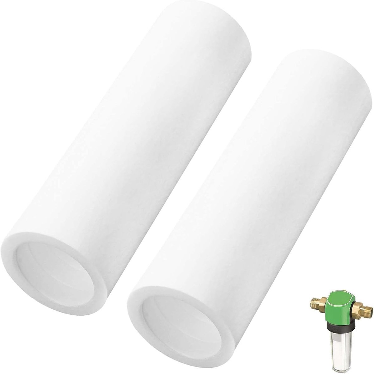 Vervangingsfilters voor waterfilter 50 µm - PP-katoen - uitstekende filtratie - geschikt voor huiswaterfilter - ShopVlot