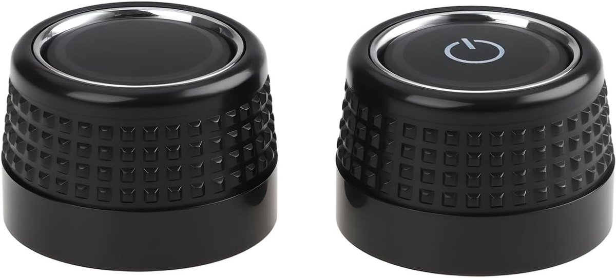Radio draaiknop 19D035280 - 2 stuks - Lichtgewicht kunststof - Geschikt voor VW RCD360 - ShopVlot