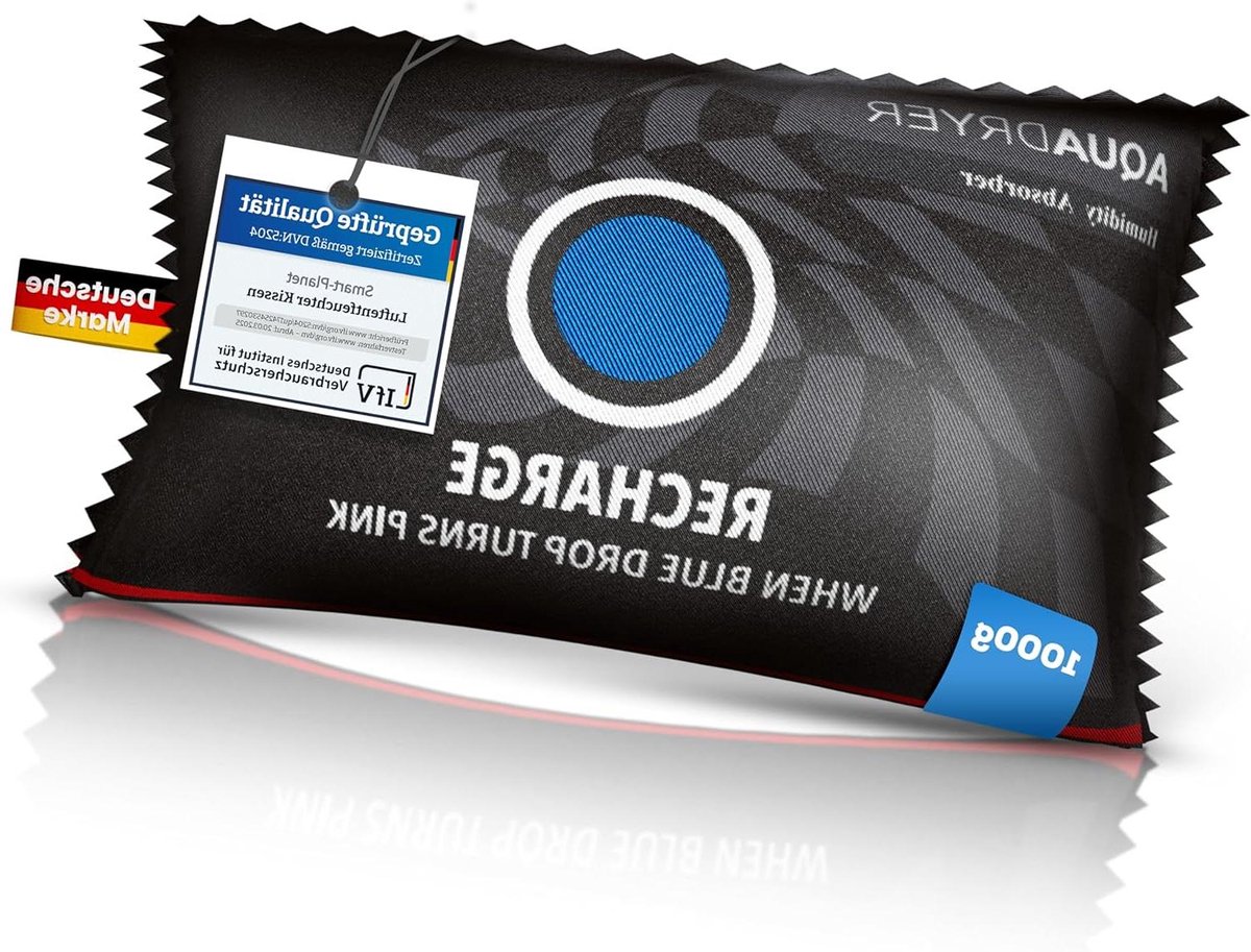 Luchtontvochtiger - Vochtvreter - Auto Interieur - Herbruikbaar - 1000 g - Zwart
