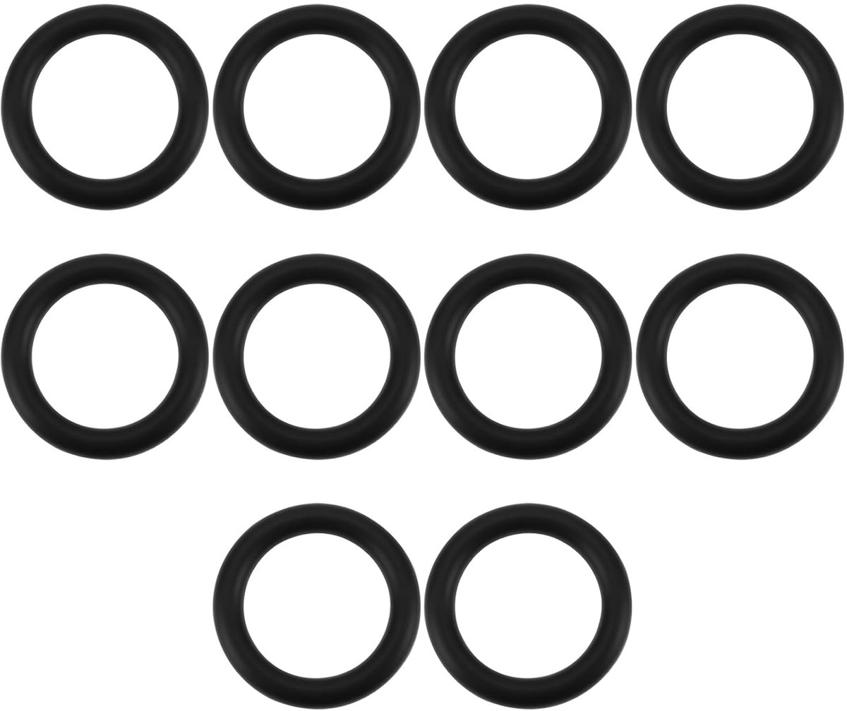 SnelShoppen - 10 STKS Maaier O-ring Afdichtingen 10.8x2.4mm Zwart NBR Vervanging voor John Deere Grasmaaiers en Apparatuur