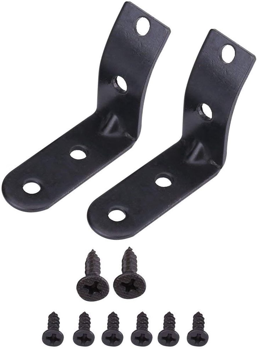 SnelShoppen - Reparatieset Handschoenenkast Hinge Reparatieset Aluminium Legering voor S4 RS4 B6 8E 2002-2008 (Zwart)