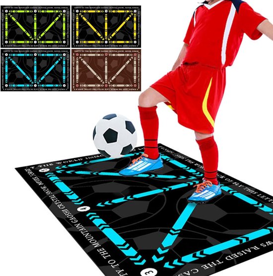 Voetbal Trainingsmat - Voetbalcontrole Mat - Balvaardigheid Verbeteren - Antislip Ontwerp - 50 x 80 cm - Groen — afbeelding 3