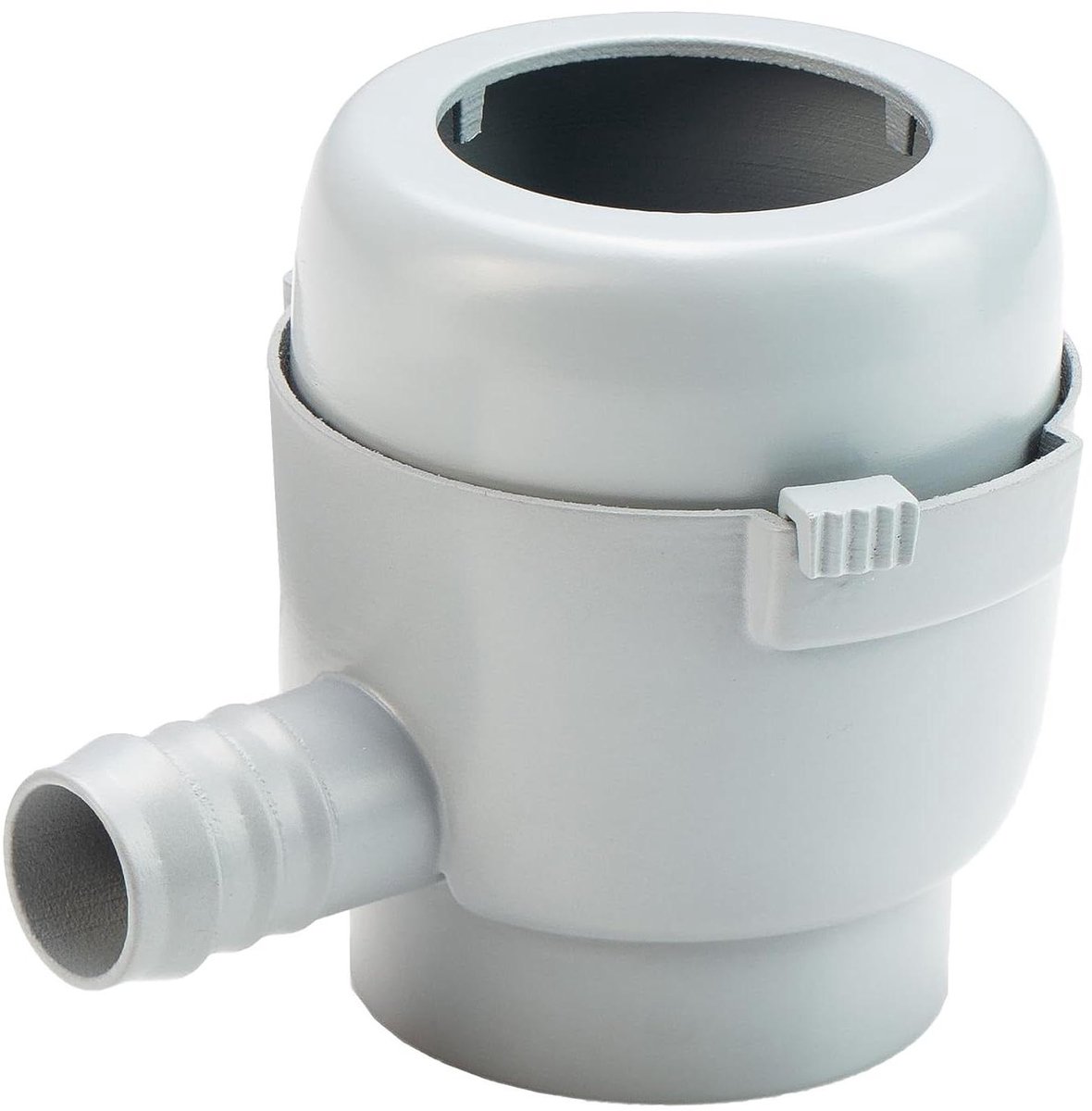 Vulautomaat Mini - Regenpijp Adapter - Hemelwater Opvangen - Incl Filterinzet - DN 50-60 - Grijs