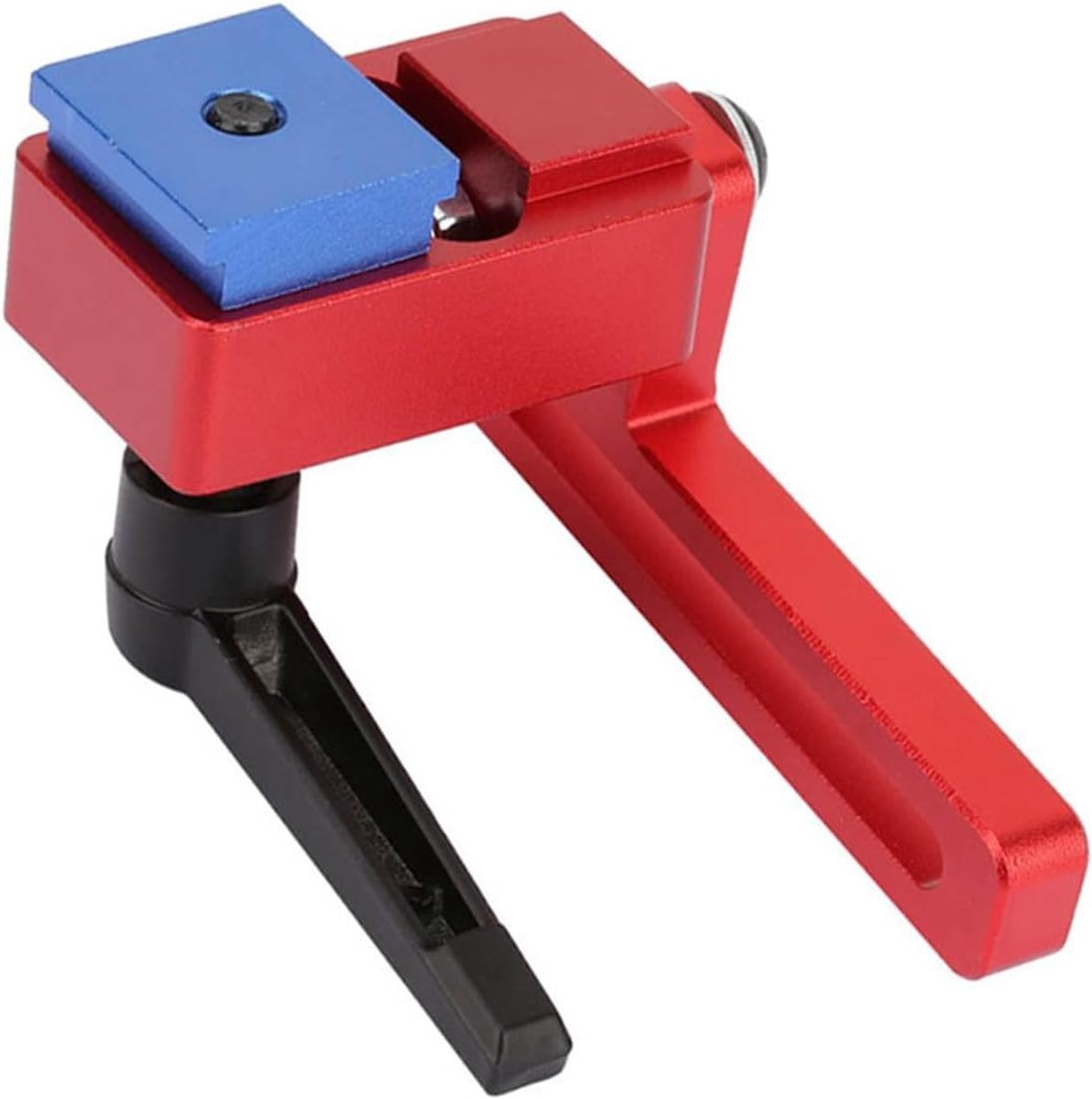 SnelShoppen - Aluminium Mitre Track Stopper voor T-Track 30mm, Precisie Miter Stop met Sliding Bracket, Houtbewerkingsgereedschap voor Nauwkeurig Werk