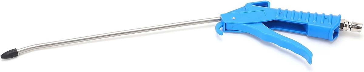 SnelShoppen - RVS Pneumatische Luchtblazer, Stofreiniging Air Blower met Lange Mondstuk, Hoge Druk Afval Blazer, Accessoire voor Pneumatische Luchtcom