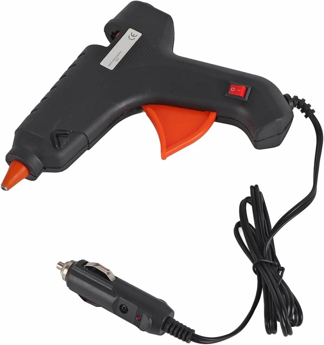 SnelShoppen - Hot Glue Gun Hoge Temperatuur, 12V 40W Elektrische Lijmpistool voor Kerstboomdecoratie, Cadeaus, Modelbouw, Kunst en Ambacht