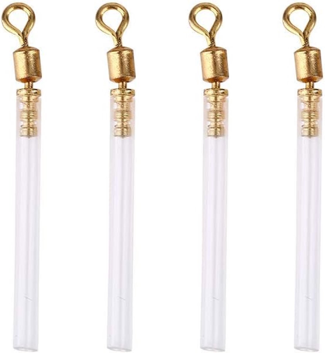 SnelShoppen - 50 Stuks Drijvende Adapter voor Snelle Verandering met Drijvende Buizen Accessoires (L) voor Vissen, Hoogwaardige Koper en PVC, Duurzaam