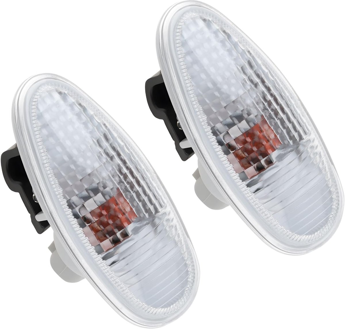 SnelShoppen - 2 Stuks Voorvleugel Side Indicator Repeater Licht voor Mitsubishi Lancer 2002-2006 en Outlander 2003-2006 - Vervanging MR522027 MI257010