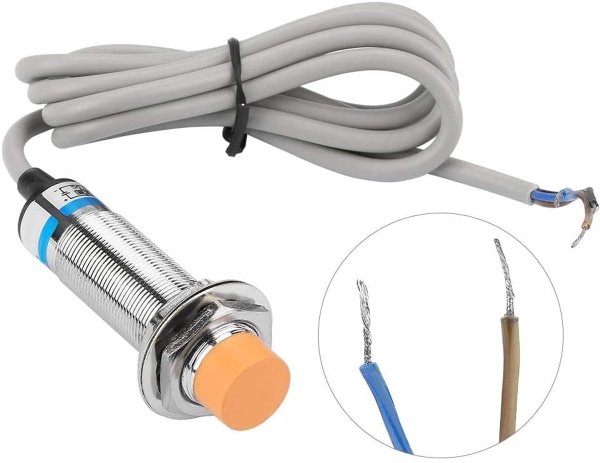 SnelShoppen - 8mm Inductieve Naderingssensor Schakelaar DC NPN 3 Draad - Contactloze Sensor voor Automatische Controle en Schakeling