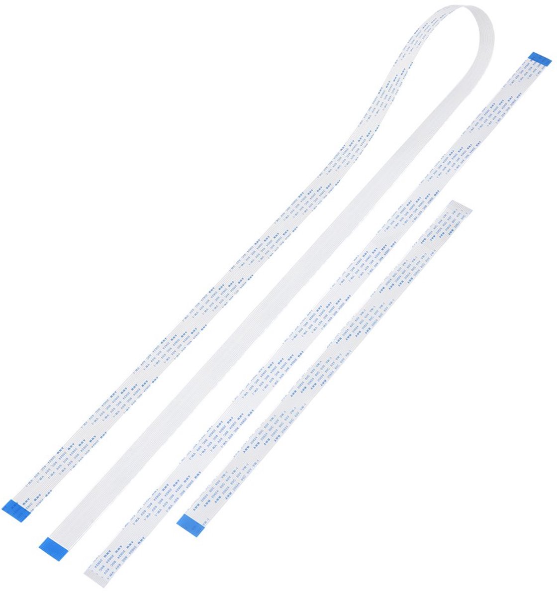 SnelShoppen - FFC Kabels 15 Pin 30cm 50cm 100cm FFC Riem Flexibele Platte Kabel Connector voor Module Camera Uitbreiding 3 Stuks Set