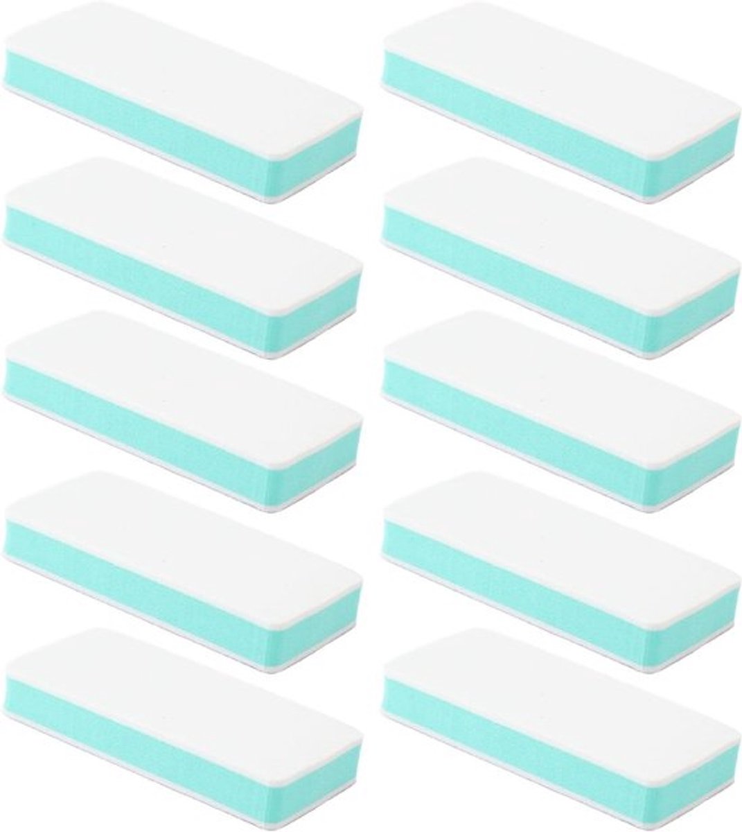 Set van 10 schuursponsjes, Ultra-fijn schuurblok van 1000 tot 5000 korrel, Herbruikbaar en Wasbaar, Ideaal voor het schuren van gipsplaten en het voorbereiden van verf
