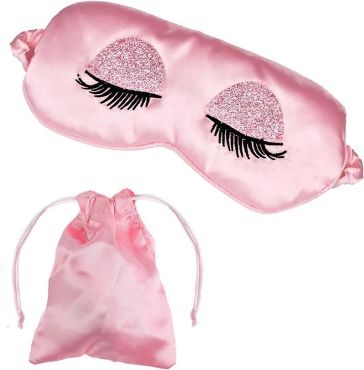 Zijdeachtige 3D Oogmasker voor Slaap | Ademend en Zacht Oogbescherming voor Volwassenen en Vrouwen