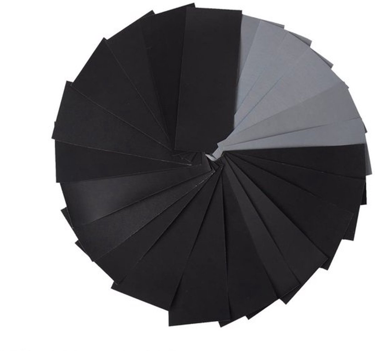 Set van 36 Schuurpapier Vellen, Korrels 400-3000, Voor Auto, Hout, Steen en Metaal, 23 x 9 cm