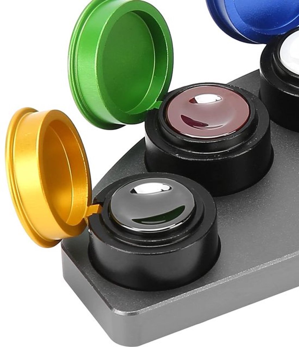 Oliecup houder voor horlogeherstel, 5 platen, ideaal voor horlogemakers en hobbyisten