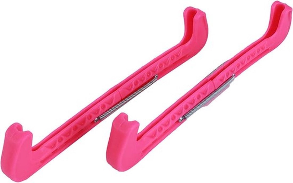 Hockeyschaatsbeschermers van hoge kwaliteit, stevige en duurzame schaatsbladbescherming voor ski- en ijssporten (PINK)