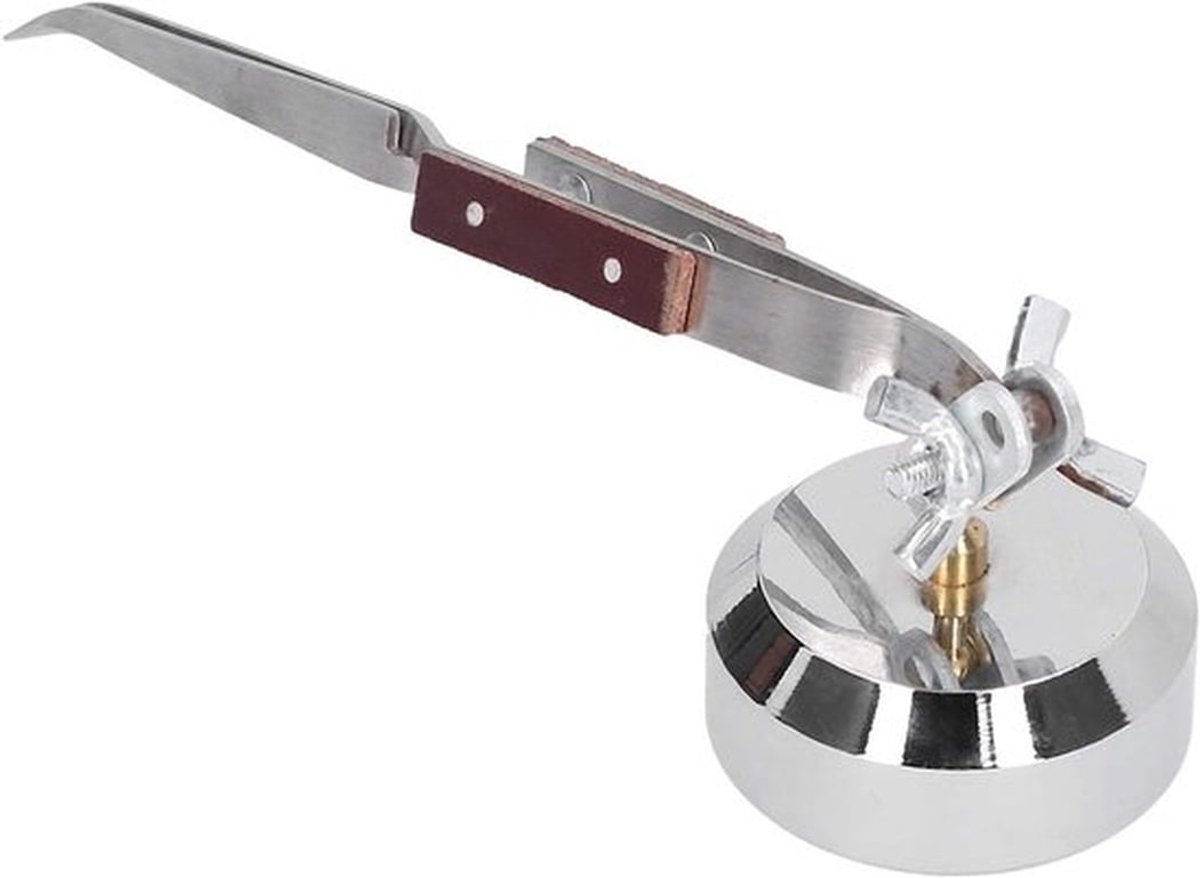 Handige derde hand met pincet en metalen veerklem voor solderen, gereedschap voor sieraden maken en hobbyprojecten