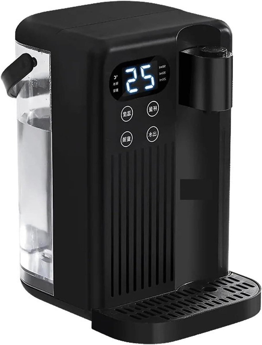 Directe Waterverwarmer - Heetwaterdispenser Boiler - Snel Water Verwarmen - 12 Temperatuurstanden - 3 Liter - Zwart