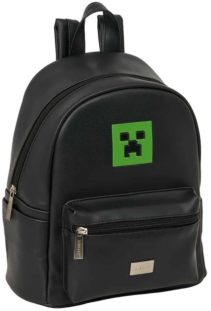 Safta Minecraft Mini 9l Rugzak Zwart Kinderen