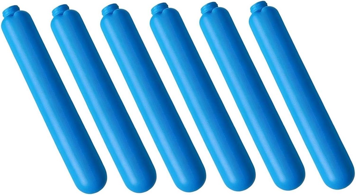 Herbruikbare IJsstokjes - Koelstaafjes Drank - Dranken Koelen - Ingebouwde IJskristallen - 6 stuks - Blauw