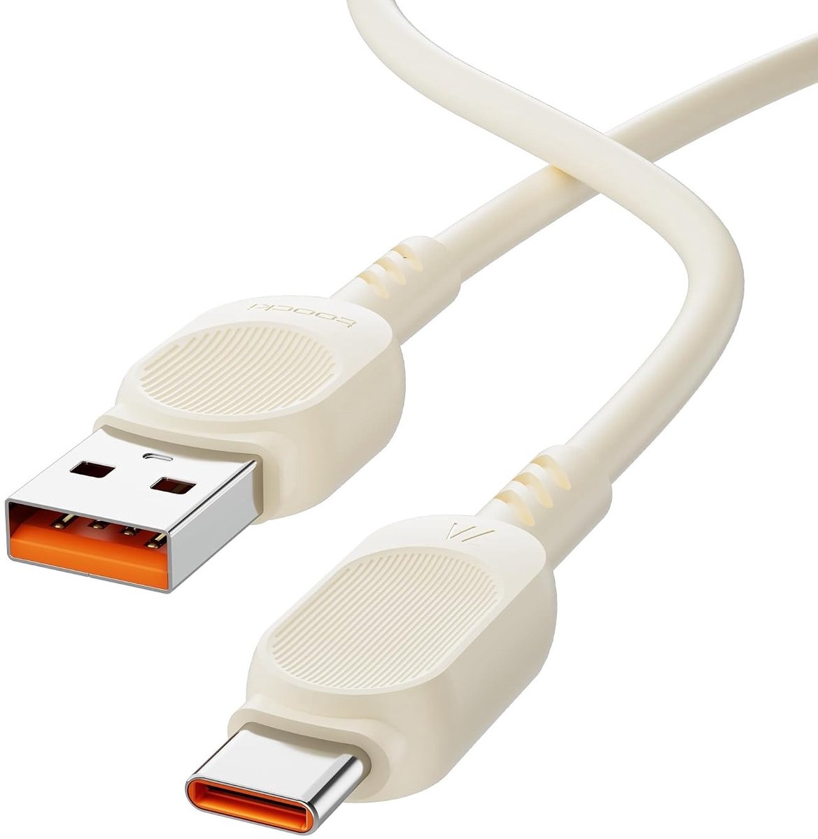 USB A naar USB C Kabel 1M - 7A Snellader voor Android, Huawei, Xiaomi, Samsung en LG - Hoge Kwaliteit Oplaadkabel