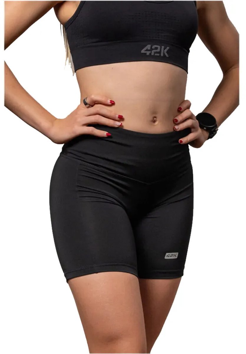 42k Running 4track 5´´ Korte Leggings Zwart S Vrouw