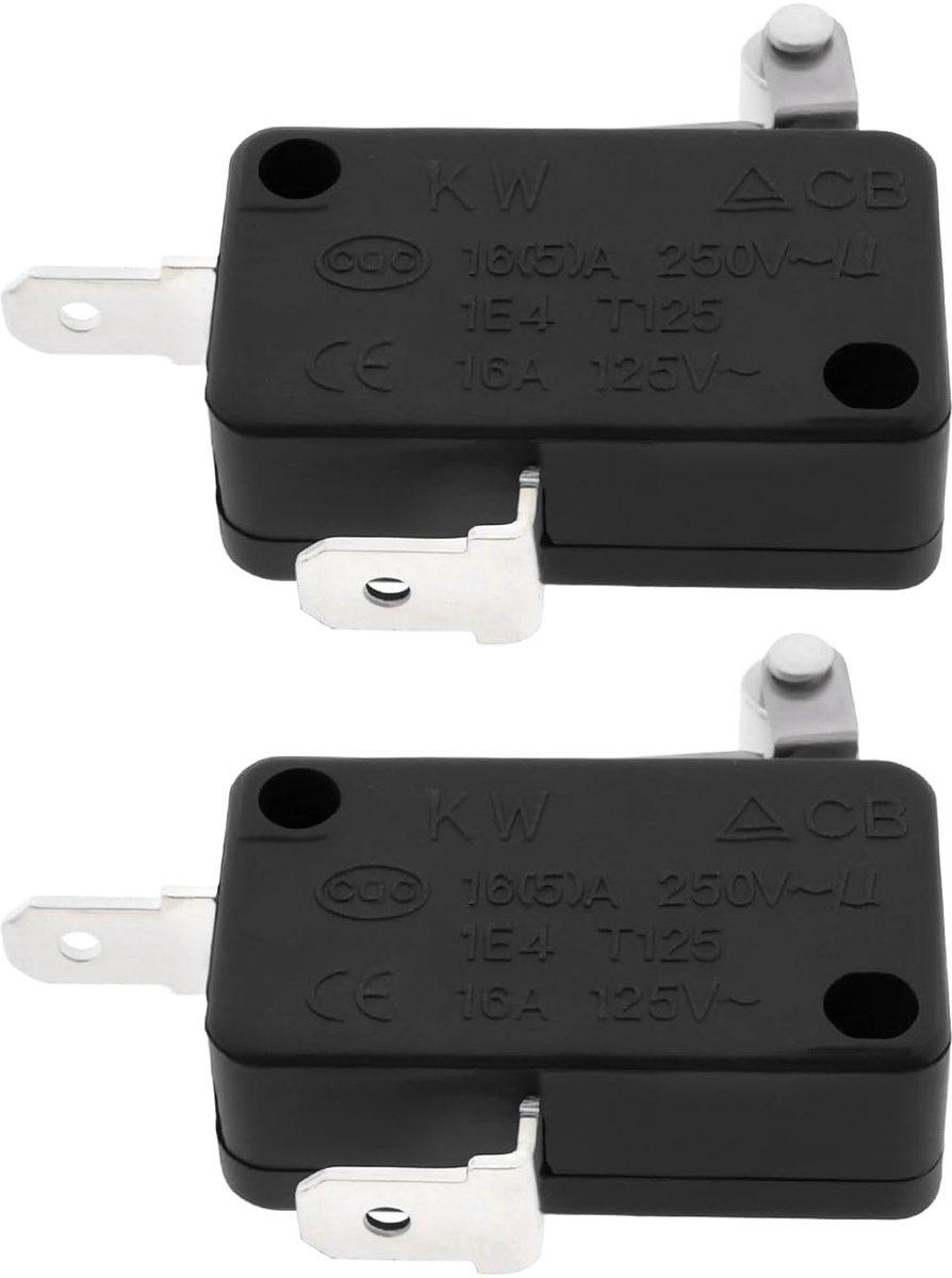 SnelShoppen - 2x Micro Schakelaars Golfkar Acceleratie 16A 250V Vervangend voor EZGO Golfkar 1994-Up TXT PDS DCS - Compact Ontwerp