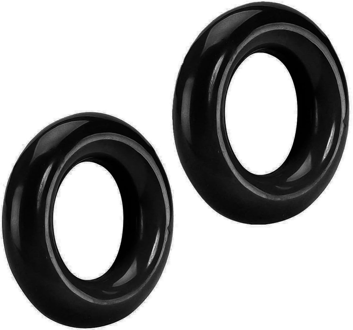 Golf swingring verzwaard 2 stuks - metaal - duurzame warming-up - versterkt spieren - ShopVlot