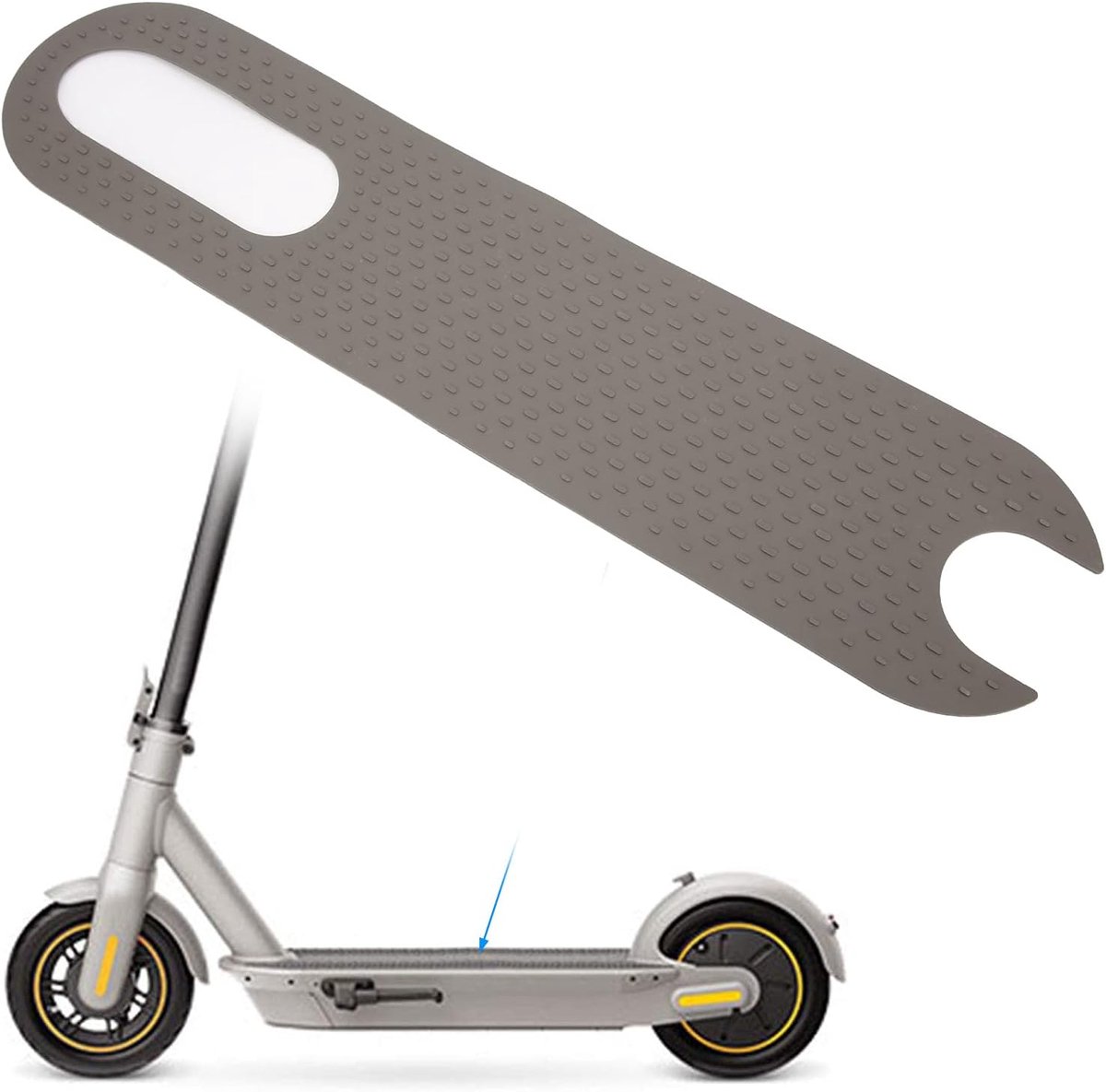 SnelShoppen - Elektrische Scooter Voetpad, Antislip Siliconen Pedal Sticker Vervanging voor M365 Pro Pro2, E-Scooter Fietsaccessoires, Lichtgewicht, V