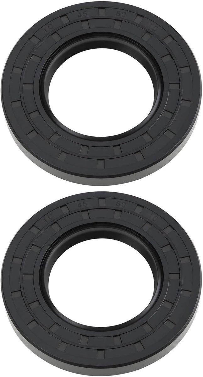 SnelShoppen - 2 stuks Rotary Cutter Versnellingsbak Uitgang Seal 70242 45x80x10mm Geschikt voor Diverse Bush Hog Modellen