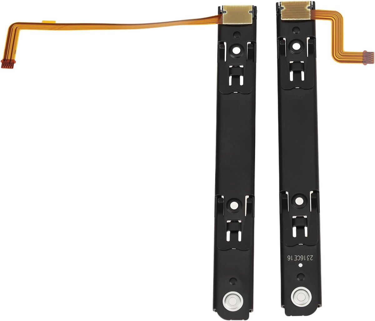 SnelShoppen - 2x Console Rail Slider met Flexibele Kabel Voor Nintendo Switch OLED - Links en Rechts - Ideale Vervanging voor Versleten Sliders