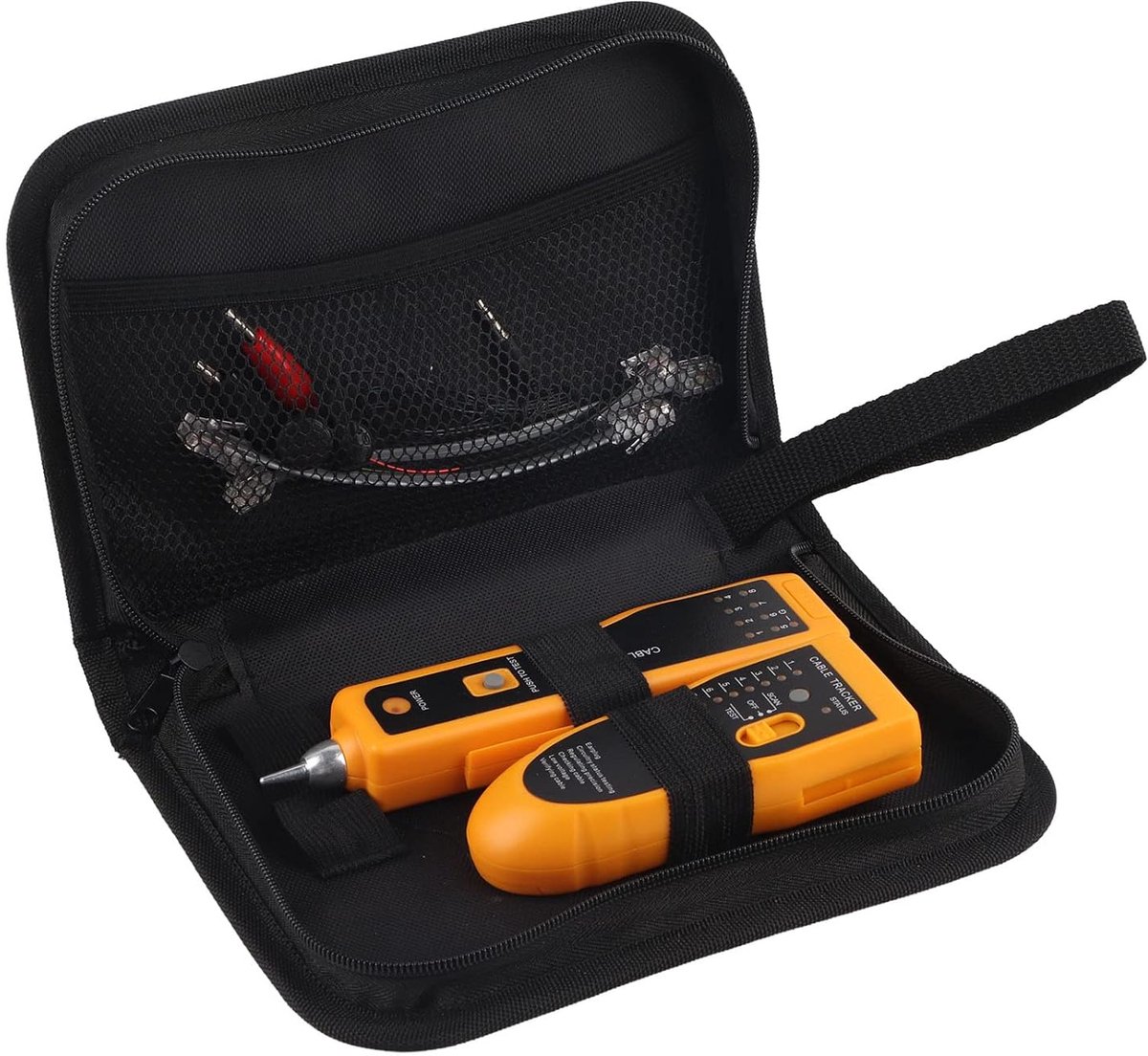 SnelShoppen - Wire Tracker Netwerkkabel Tester - Handheld Fox en Hound Kabelzoeker voor Telefoon, Ethernet LAN en Draad - Automatische Kabeltest, Hoof