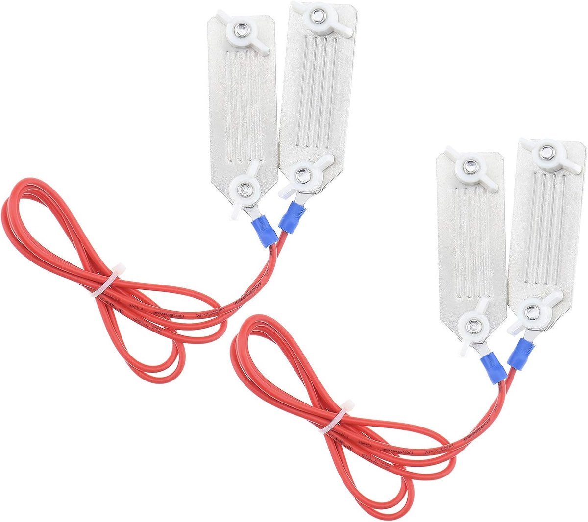 SnelShoppen - 2Pcs Polyethyleen Tape Hek Verbinder, RVS Clip Link voor 20 tot 40mm Tape Breedte (90cm)