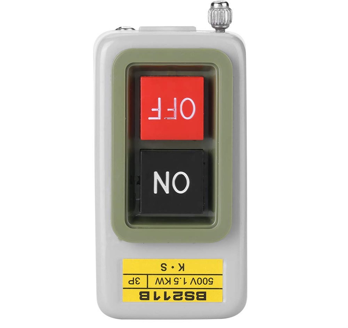SnelShoppen - 380V Drukknop Schakelaar, Zelfsluitende 3P Drukknop Schakelaar, AC 220V/380V, Veiligheid, Perfecte Isolatie, Voor Professioneel Gebruik