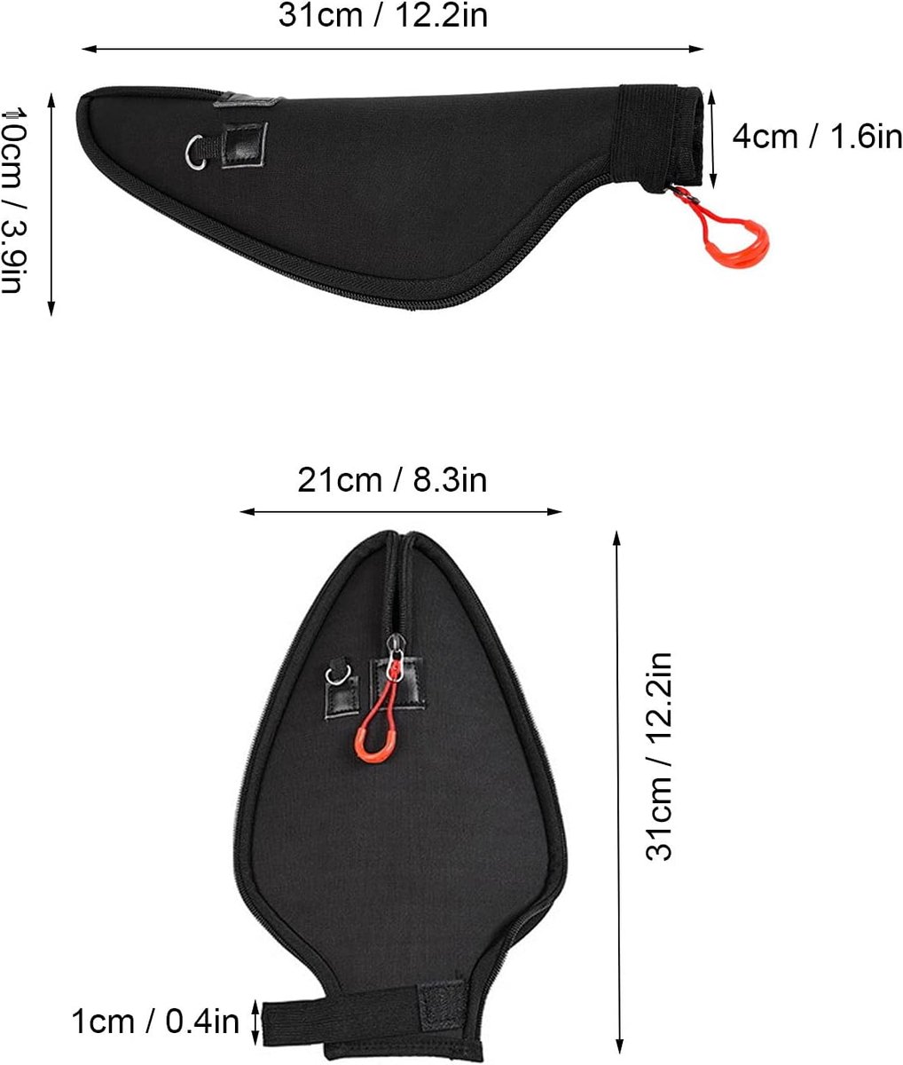 SnelShoppen - Visaccessoires, EVA Beschermhoes voor Vistrap, Slijtvast en Beschermend, LED ring Hoes voor Vistrap, Fietsaccessoires en Reserve Onderde
