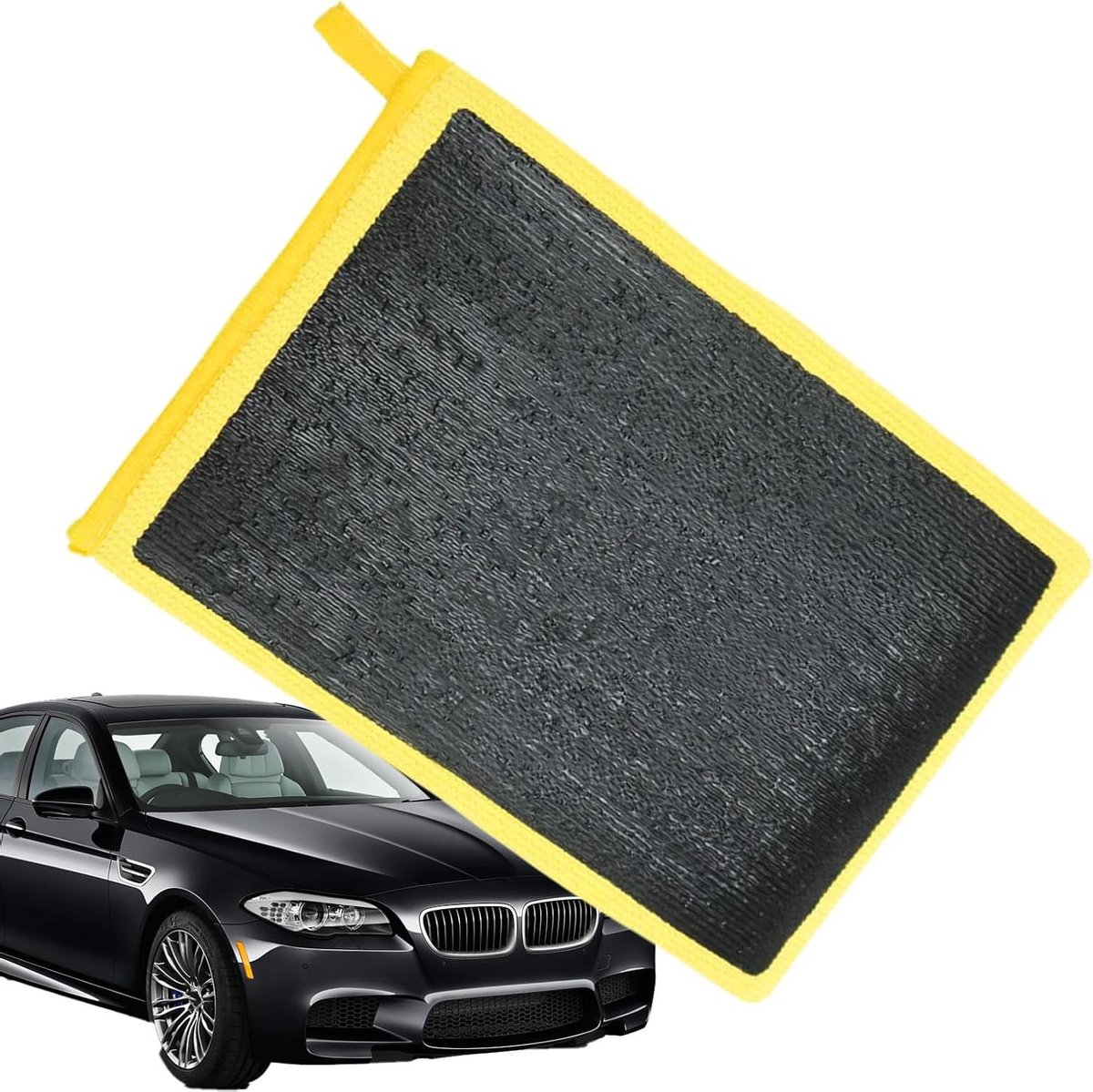 Clay Mitts - Reinigingshandschoenen Auto - Auto Reinigen - Verwijdert Vuil & Overspray - Universeel - Geel