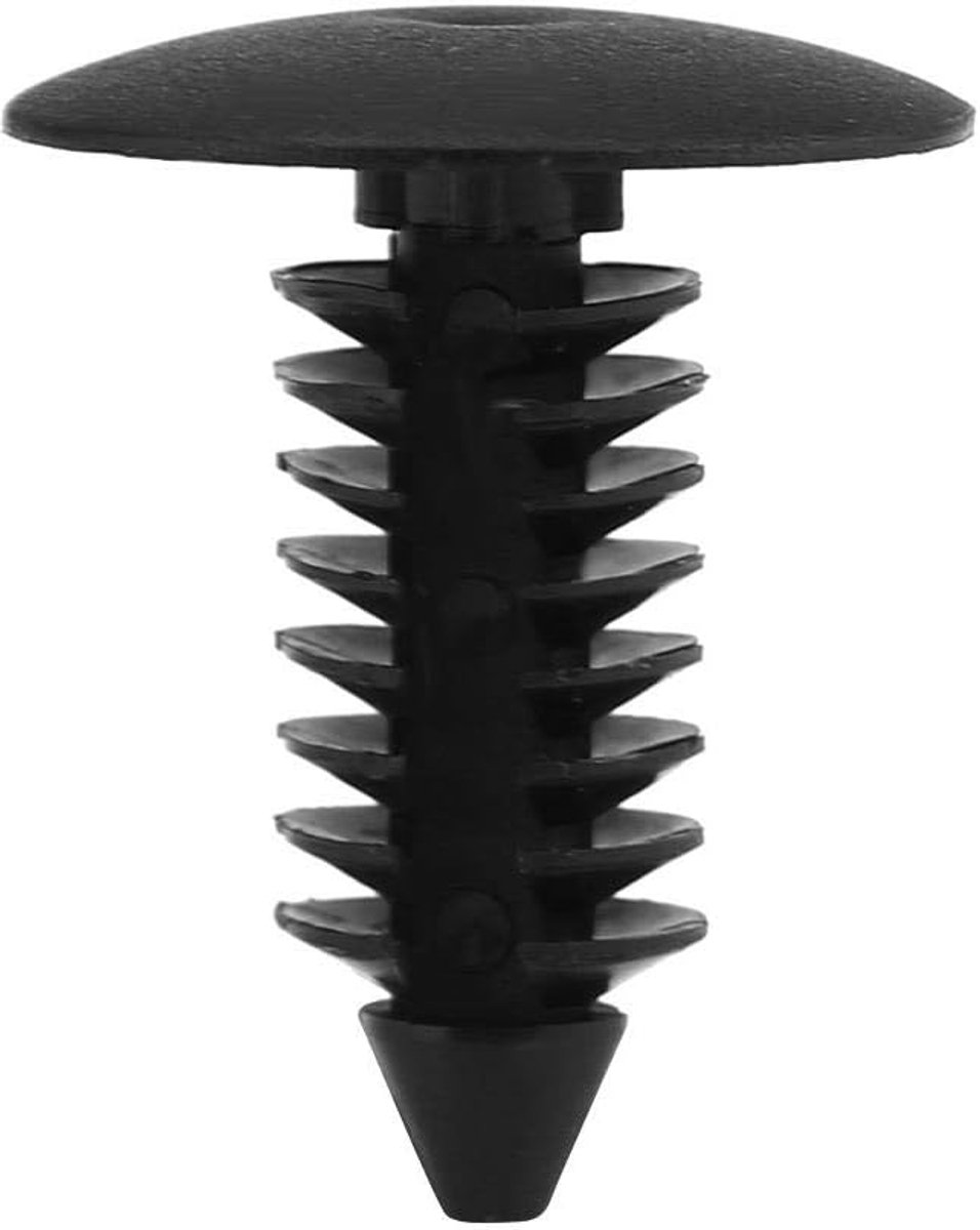SnelShoppen - 100 Stuks Universele Auto Deurrivets, Bevestigingsbeugels, Clip Schroeven, Duurzaam en Geschikt voor 7.5mm Gaten, Voor Paneel, Bumper en