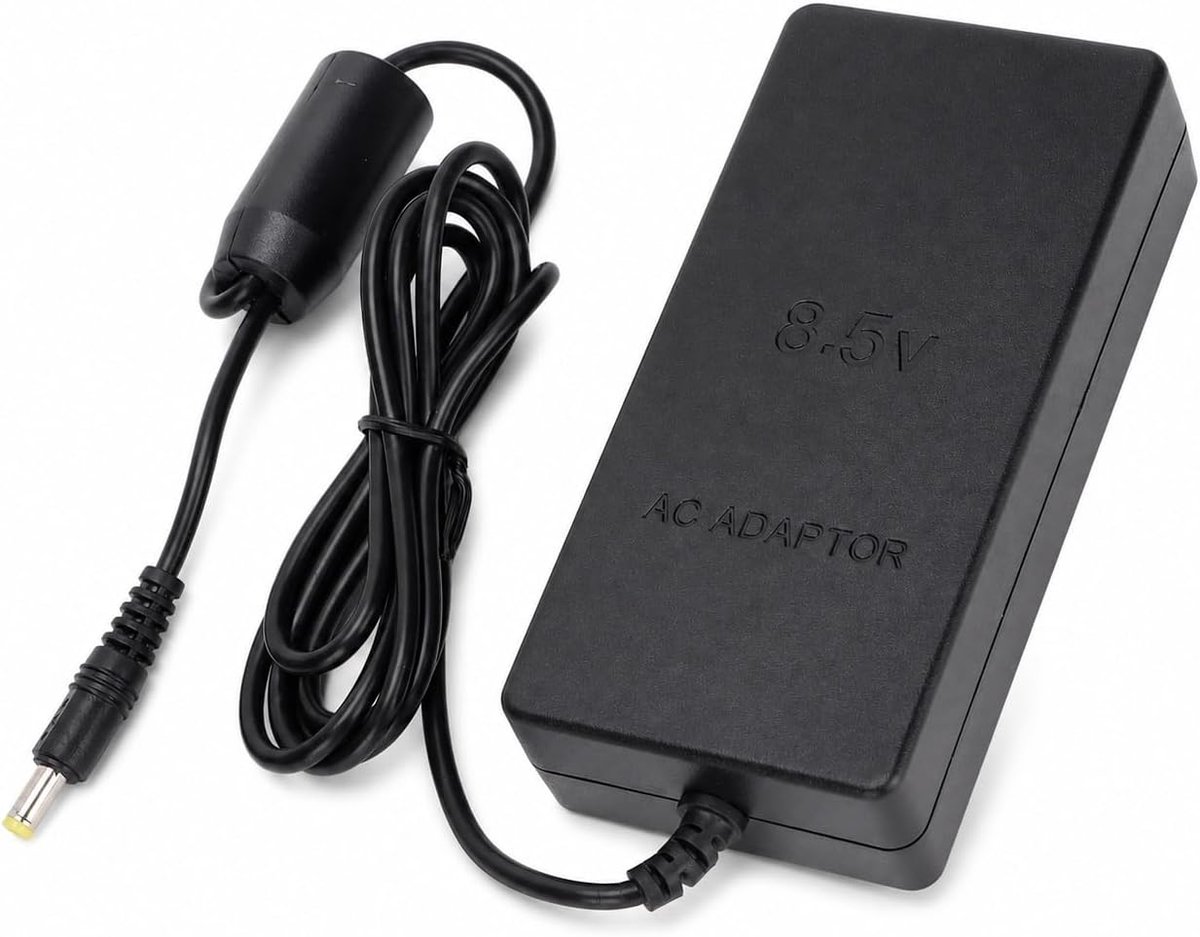 SnelShoppen - Power Supply AC Adapter - Duurzame Oplaadadapter Vervanging voor PlayStation2 70000 - 100-240V - Hoogwaardige ABS Materiaal - Ideaal voo