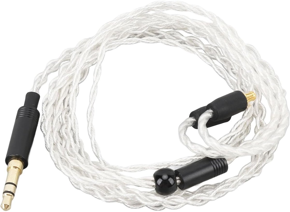 SnelShoppen - Headphone Geluidskabel 1.2M Stereo 3.5mm Naar A2DC Audiokabel Upgrade voor Hoofdtelefoons, Plug and Play, Stijlvolle Kleuren, Verliesloz