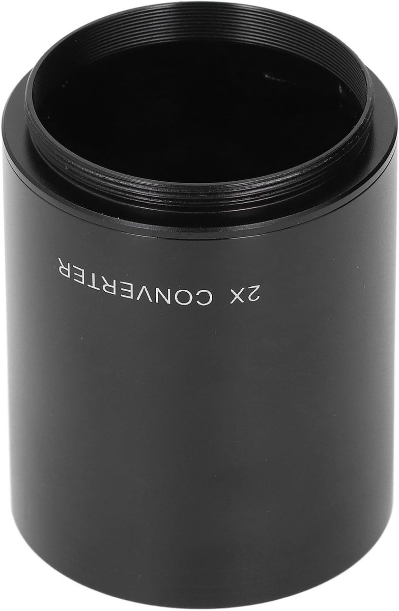 SnelShoppen - 2x Teleconverter Professionele Teleconverter Lens met 2x Vergroting voor T-mount 420-800 Mm 650-1300 Mm 500 Mm 800 Mm 900 Mm Spiegellens