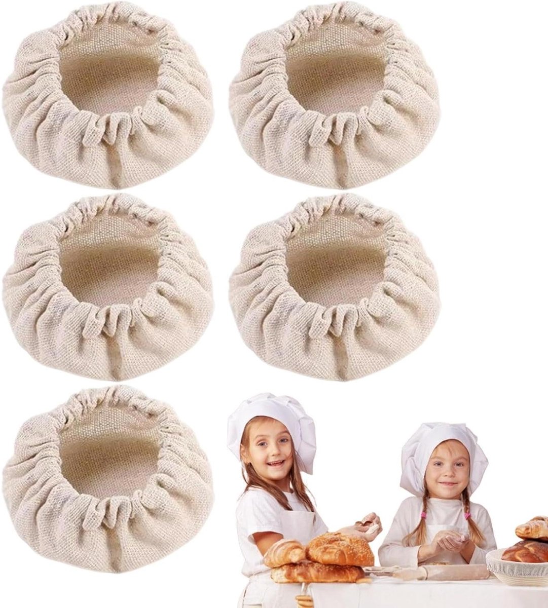 Brooddoeken voor rijzen - Zuurdesemdoeken Potdoeken - Brood Bakken - Ademende Stof - 20 cm - Niet gespecificeerd