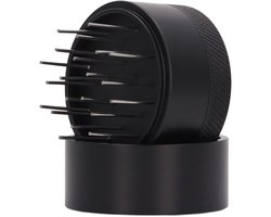 SnelShoppen - Coffee Divider, Draagbare RVS Koffie Roerder met Basis, Verstelbare Diepte Hand WDT Tool voor Thuis, Kantoor, Keuken, Café (51MM)