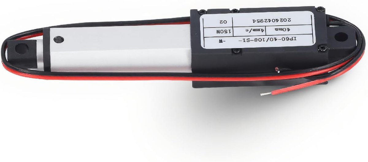 SnelShoppen - Lineaire Actuator met 40 Mm Slag, 150N Duwkracht, 4 Mm/s Snelheid, Mini Motor voor Medische, Industriële, Agrarische Machines, Catering
