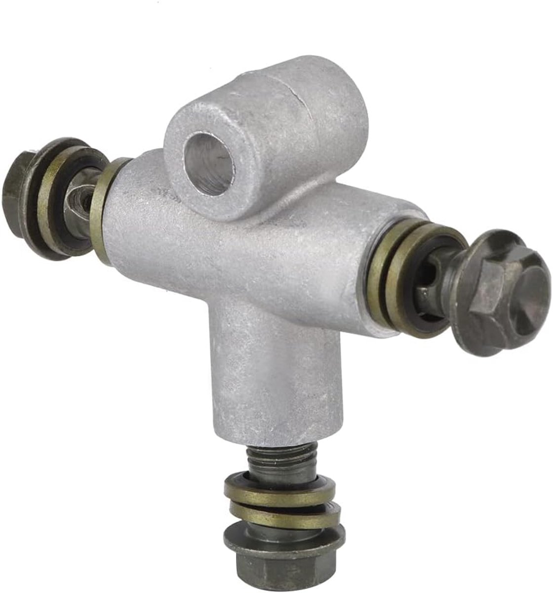 SnelShoppen - 3-Weg Adapter Hydraulische Slang Aansluiting Voor ATV Kart - Duurzaam, Eenvoudig Te Installeren, Hoge Betrouwbaarheid