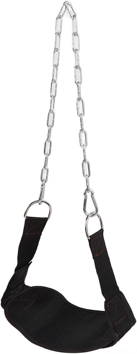 SnelShoppen - Zware Dipriem met Verstelbare Ketting - Verbeter Krachttraining, Dikke Ketting voor Powerlifting, Pull-ups, Comfortabel en Veilig