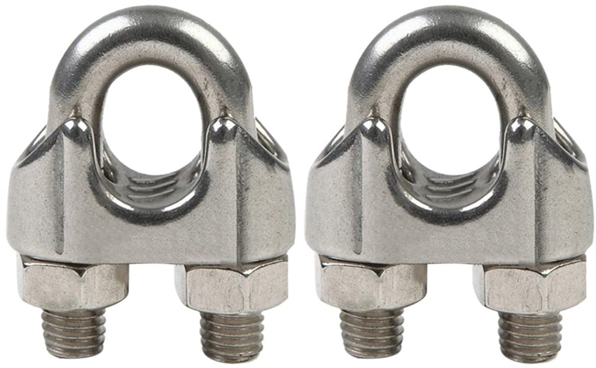 SnelShoppen - M16 Kabelklem RVS Draadklemmen U-vormige Bouten Clips voor Bevestigen van Kabels - Duurzaam en Eenvoudig te Installeren - 304 RVS