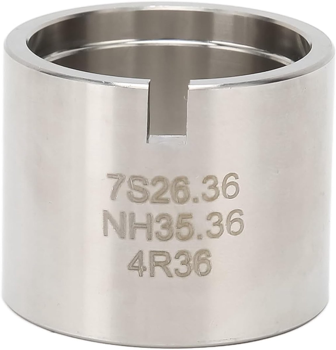SnelShoppen - Horloge Beweging Houder Messing Universeel Multifunctioneel Reparatie Montage Gereedschap RVS Horloge Beweging Basis voor SKX007 NH35/36