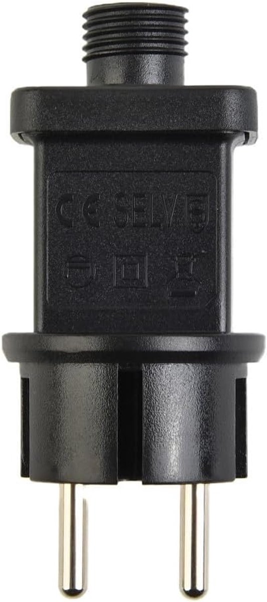 SnelShoppen - 4.5V LED Voedingsadapter, Lichtketting Transformatorstekker, Waterdichte 6W LED Transformator voor Kerstverlichting en Buitenverlichting